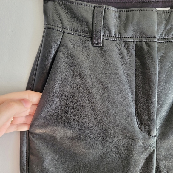Aritzia Babaton Command Cropped Faux Leather Pant - Picture 6 of 8